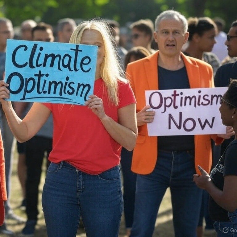The Climate Optimist Meets That Optimism Man: Anne Therese Gennari in Conversation